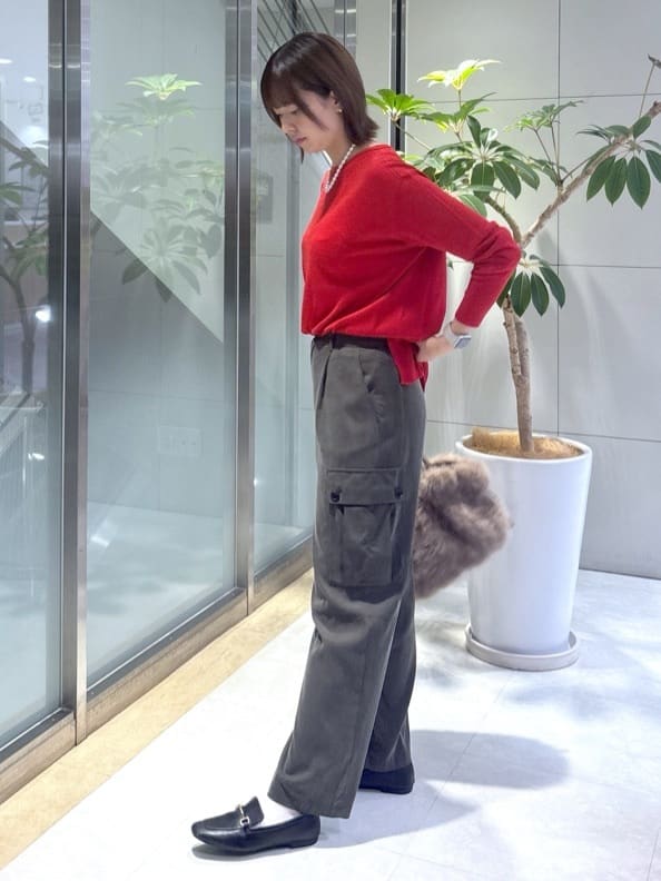 yukaさんの「UNTITLED｜【8色展開/体型カバー】魅せるタイムレスニット」を使ったコーディネート