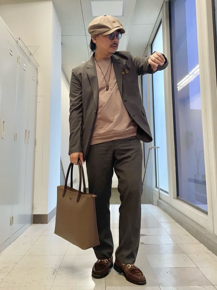 MAKOTO AIさんの「TAKEO KIKUCHI｜【COOL CITY WEAR】アーバンクール ジャケット /接触冷感・吸水速乾」を使ったコーディネート