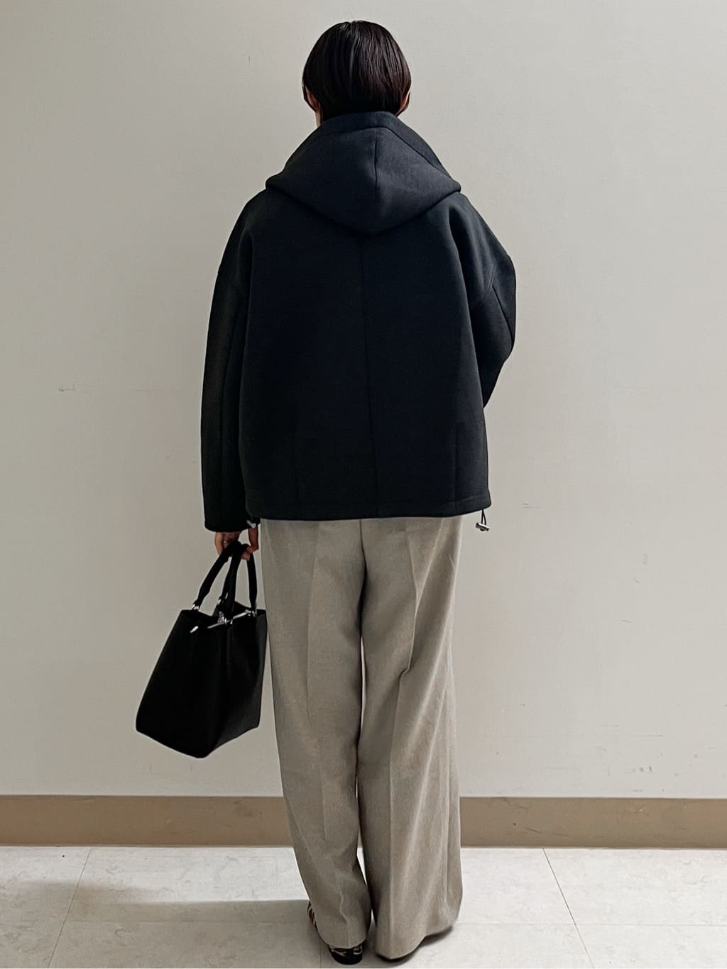 あかねさんの「OPAQUE.CLIP｜ロングロゴTシャツ【洗濯機OK】」を使ったコーディネート