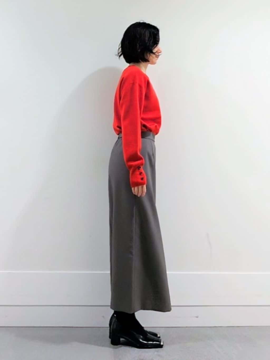 ミズタさんの「UNTITLED｜【アンサンブル可/洗える】ウールミラノリブニット」を使ったコーディネート
