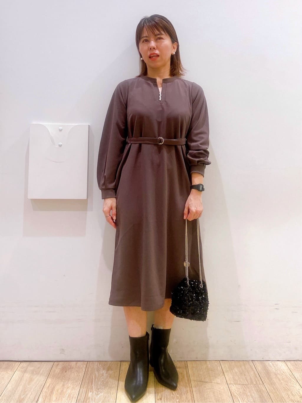 YUKOさんの「index｜【抗菌防臭】レザー調スムースショートブーツ」を使ったコーディネート
