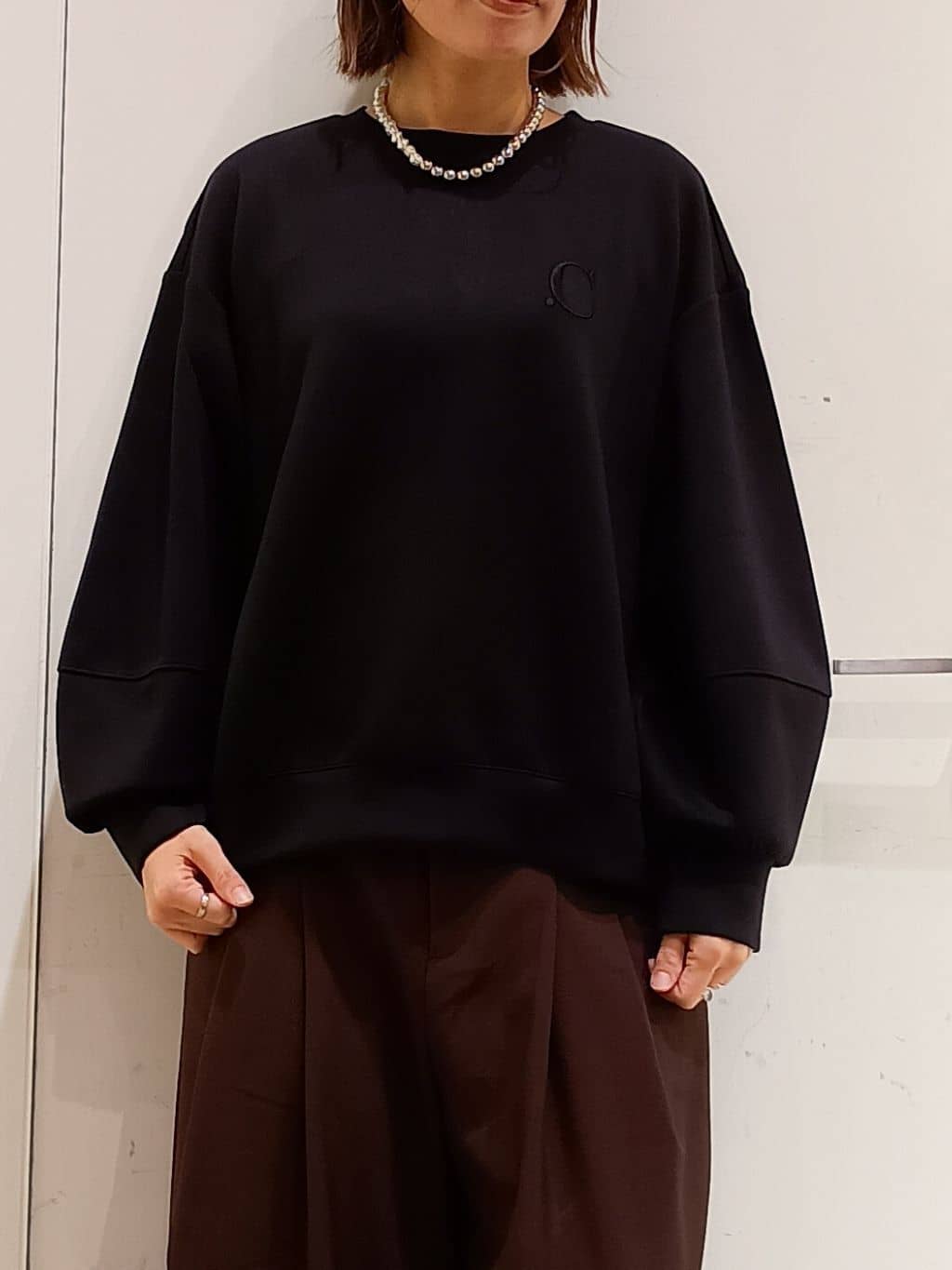 shinkoさんの「OPAQUE.CLIP｜タックデザインワイドパンツ【洗濯機OK】」を使ったコーディネート