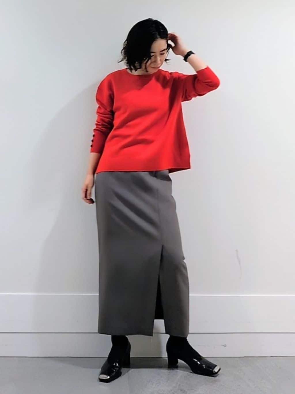 ミズタさんの「UNTITLED｜【アンサンブル可/洗える】ウールミラノリブニット」を使ったコーディネート