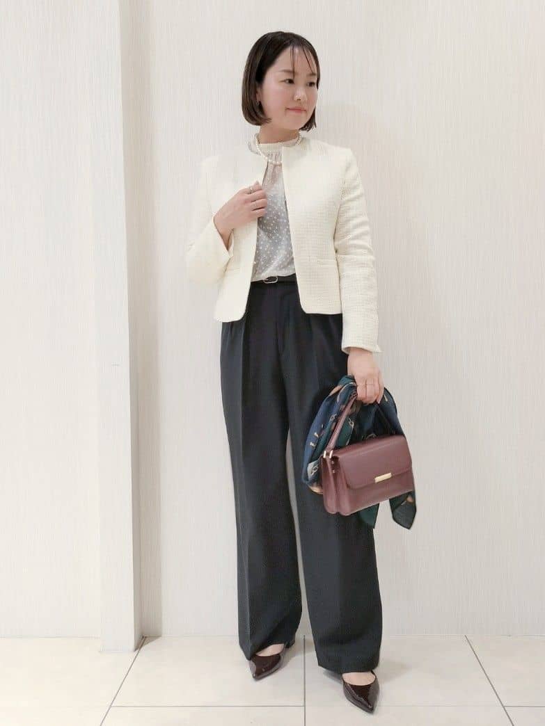 naokoさんの「UNTITLED｜【セットアップ可/フォーマル】ツイードジャケット」を使ったコーディネート