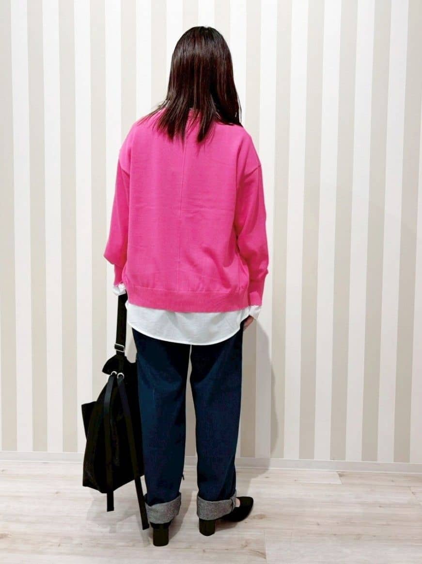 ゆーんさんの「SHOO･LA･RUE｜【洗える/S-LL/アンサンブル可】大人フェミニン さらっとタッチのニットカーディガン」を使ったコーディネート