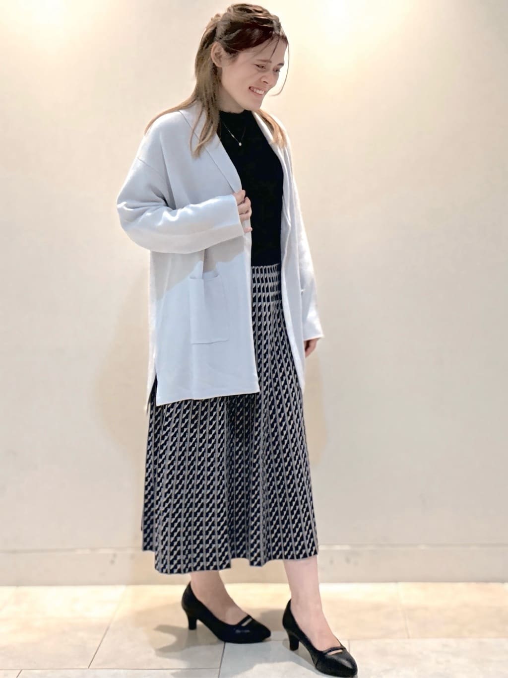 S&auml;K&iuml;さんの「Reflect｜【ライトアウター／気軽な羽織に◎】オフボディカーディガン」を使ったコーディネート