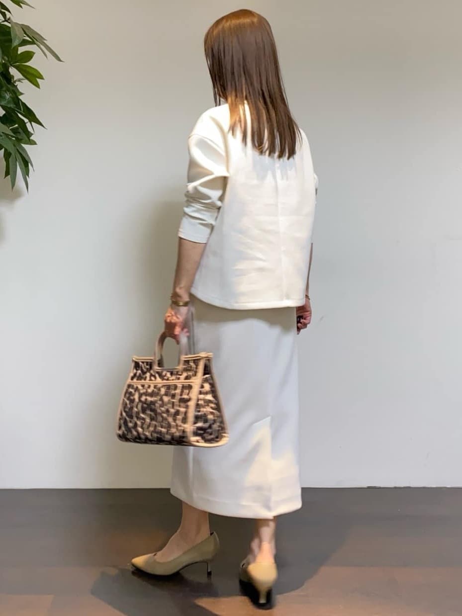 tomoさんの「UNTITLED｜【アンサンブル可/洗える】ウールミラノリブニット」を使ったコーディネート