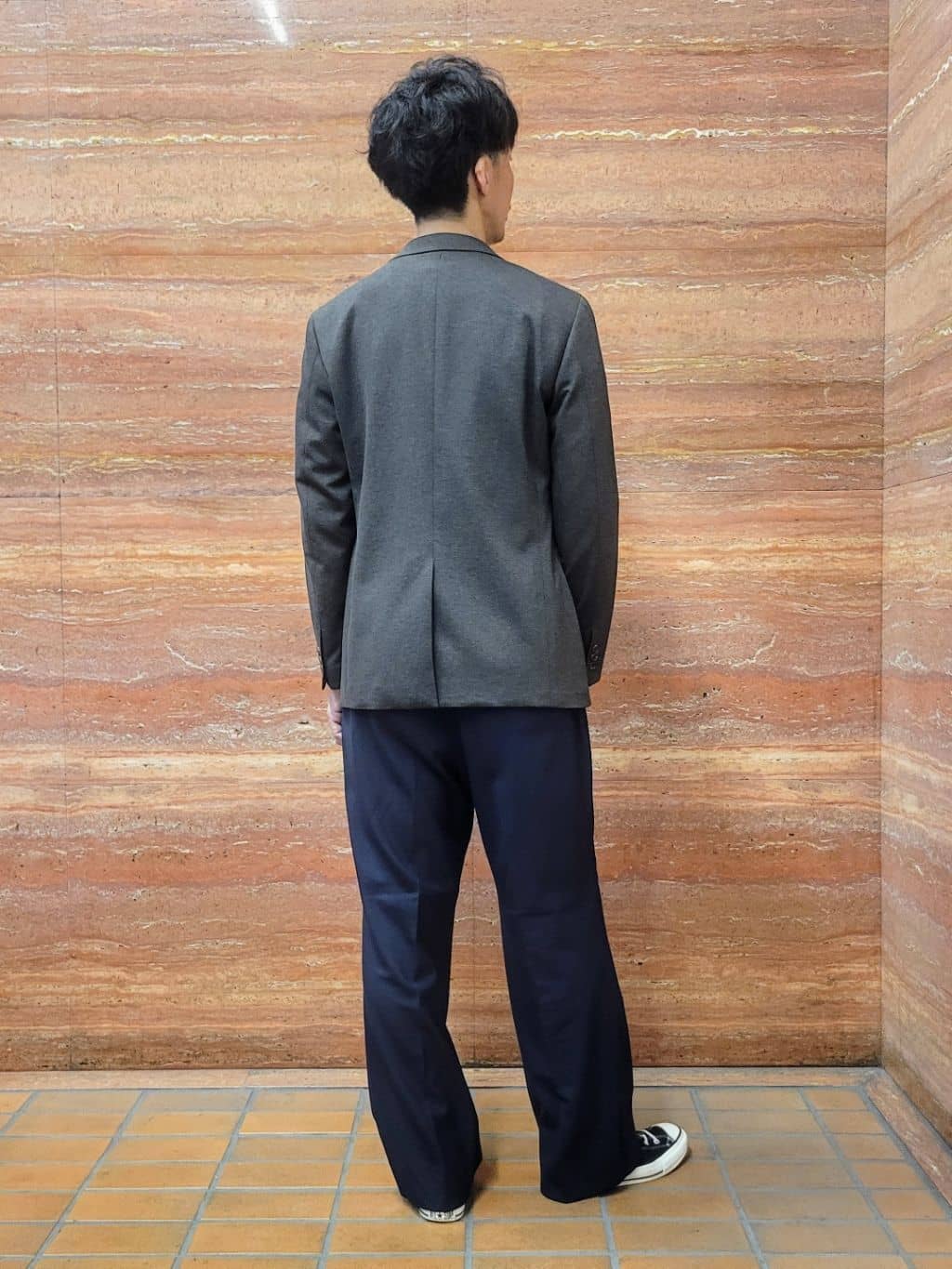 piroyaさんの「TAKEO KIKUCHI｜【None Of Stress】アクティブジャージ 千鳥 ジャケット」を使ったコーディネート