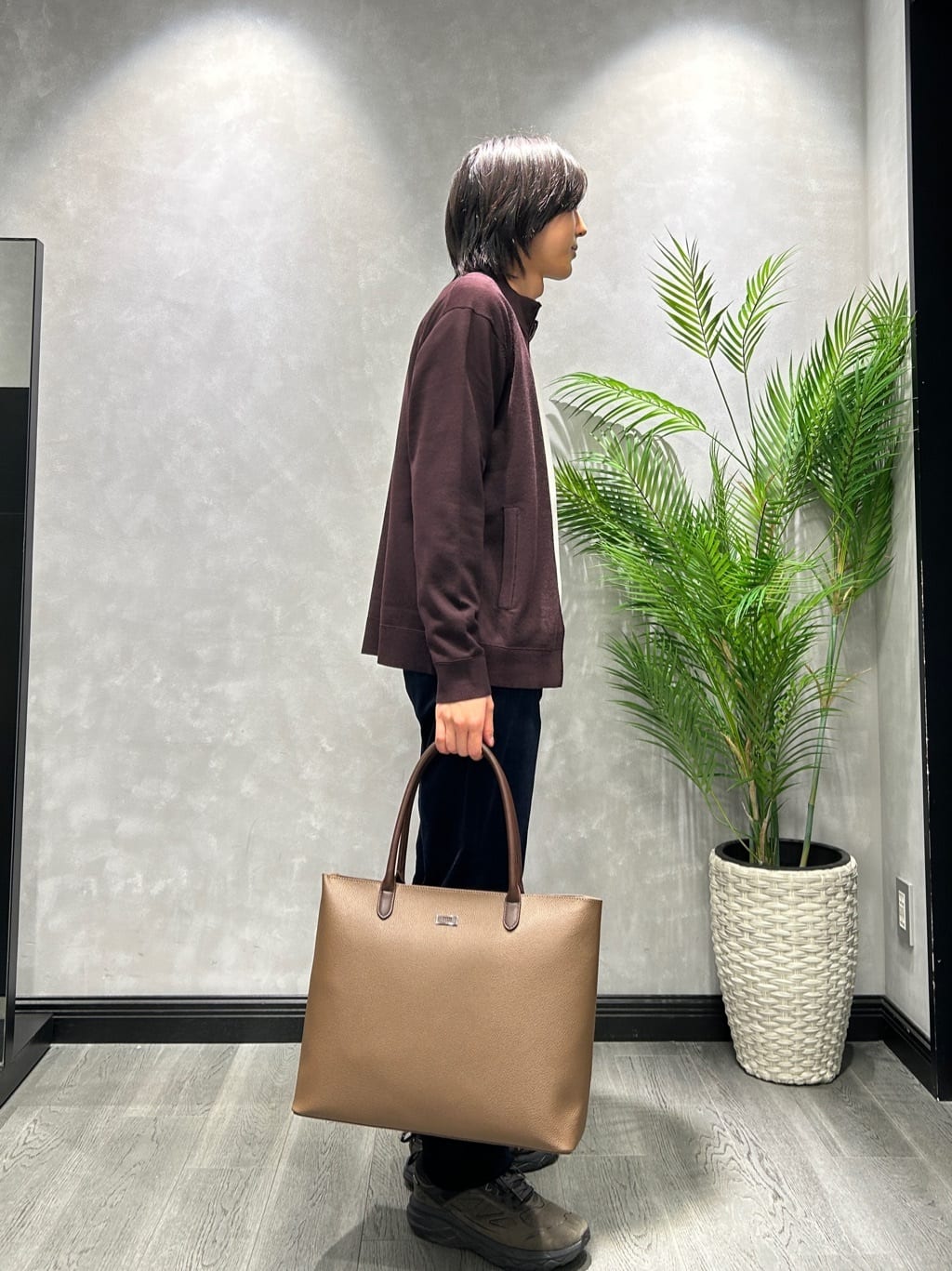 ruiさんの「TAKEO KIKUCHI｜アンチピリング ジップアップ ニット」を使ったコーディネート