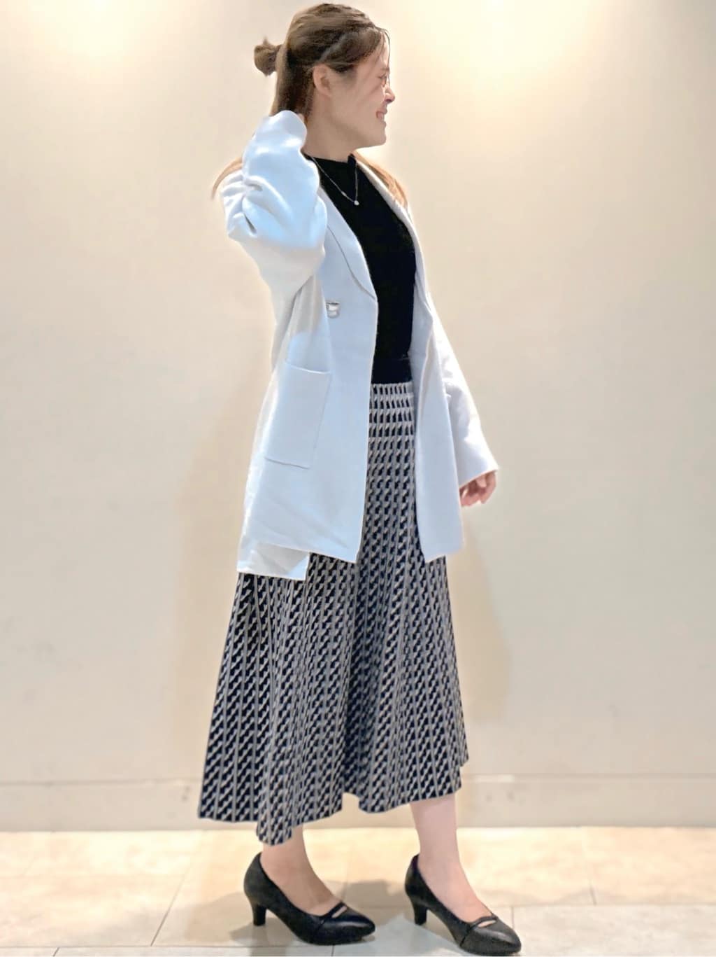 S&auml;K&iuml;さんの「Reflect｜【ライトアウター／気軽な羽織に◎】オフボディカーディガン」を使ったコーディネート