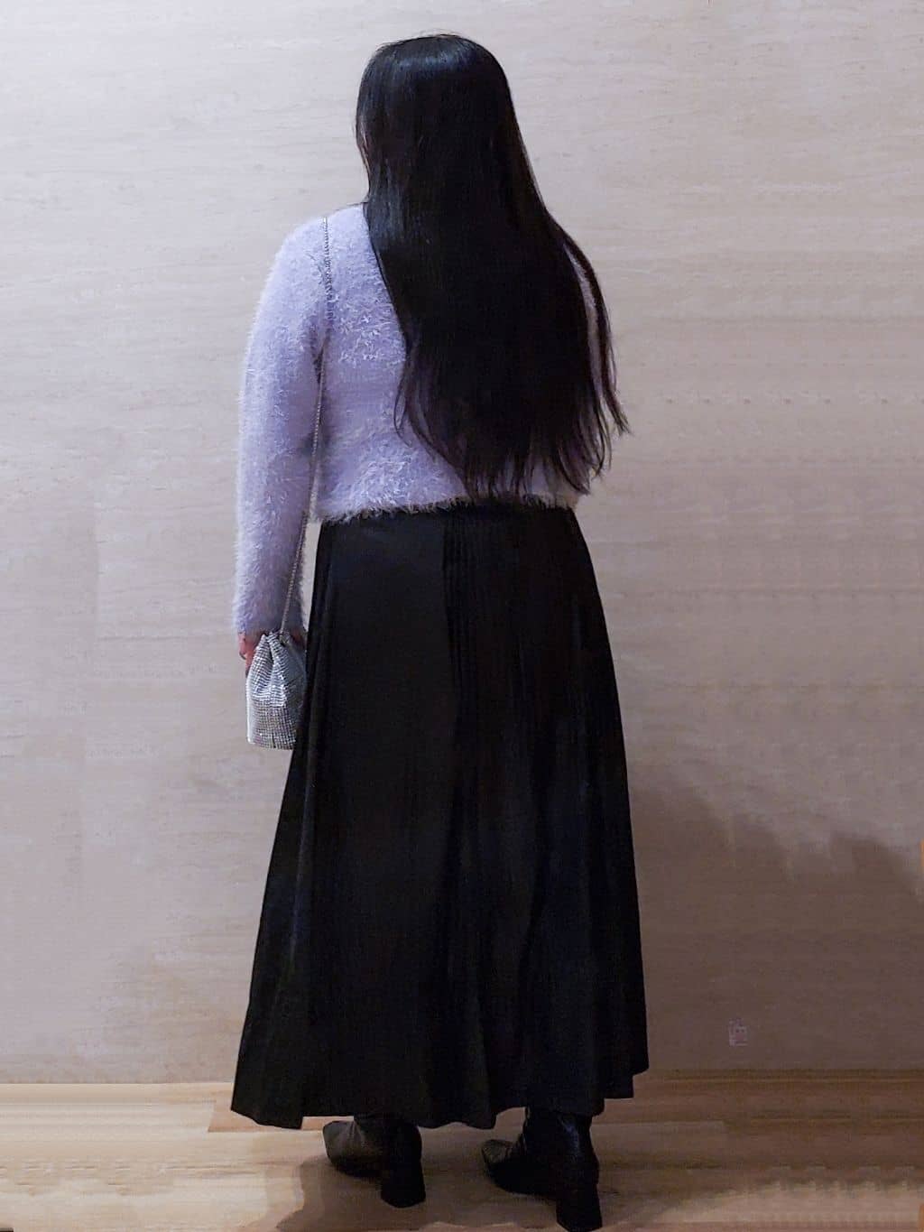 ちぃさんの「OPAQUE.CLIP｜シャギーショートカーディガン【洗濯機OK】《6col》」を使ったコーディネート