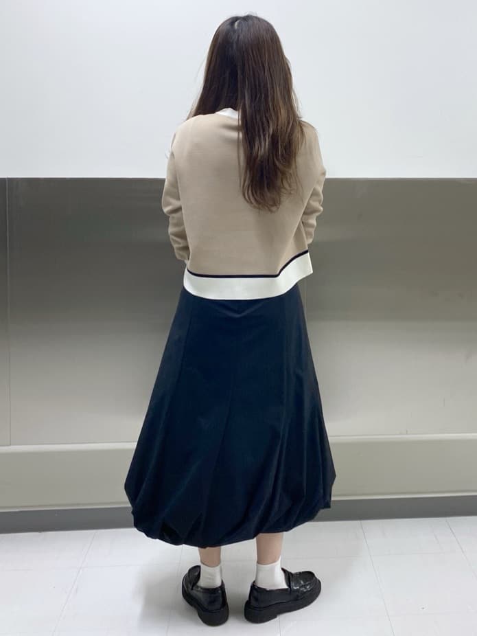 kanaさんの「UNTITLED｜【アンサンブル可/ジャケット風】ウールミラノリブカーディガン」を使ったコーディネート