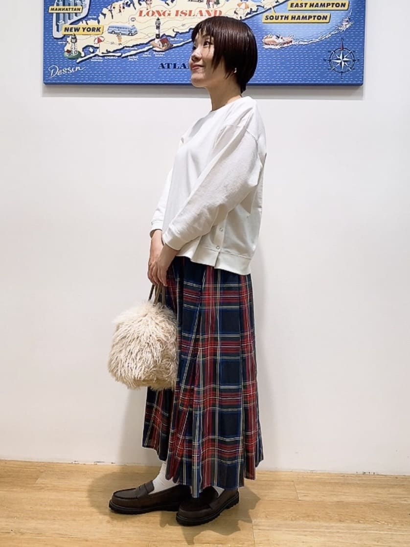 Hamaさんの「Dessin｜【洗える】サイドスナップカットソー」を使ったコーディネート