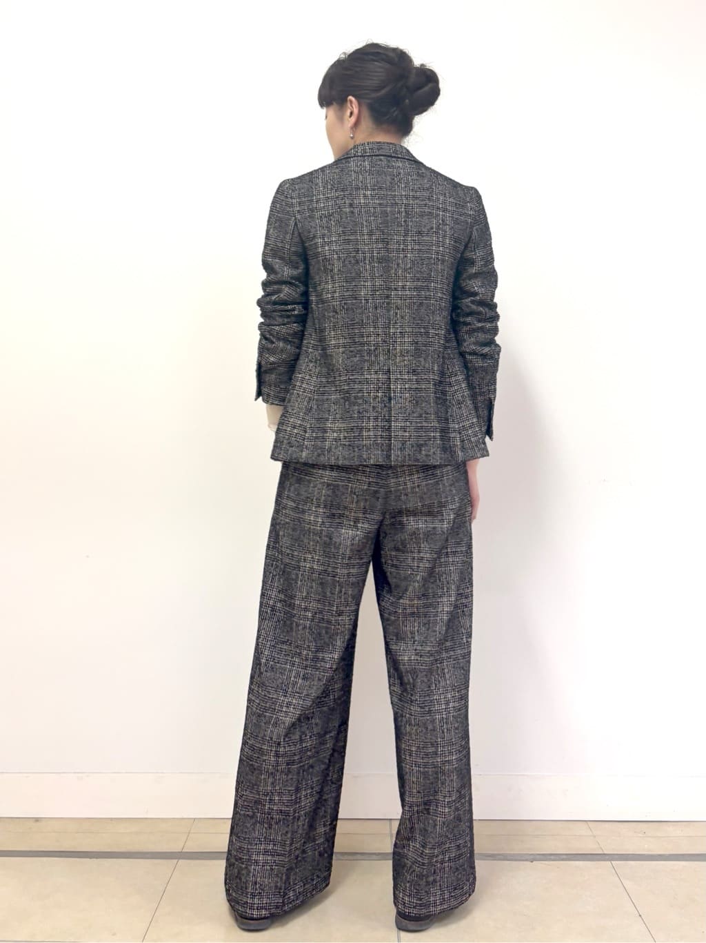 Harukaさんの「DRESSTERIOR｜◆ループグレンチェックジャケット」を使ったコーディネート