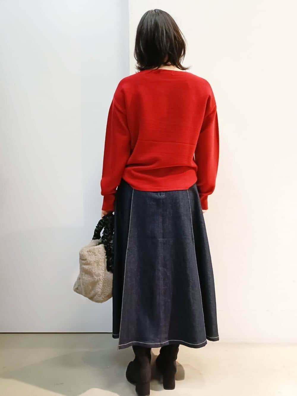 あんさんの「THE SHOP TK｜【S-XLサイズ/選べる7色】どこから見ても美しい ガーターニット/毛玉になりにくい/洗濯機OK」を使ったコーディネート