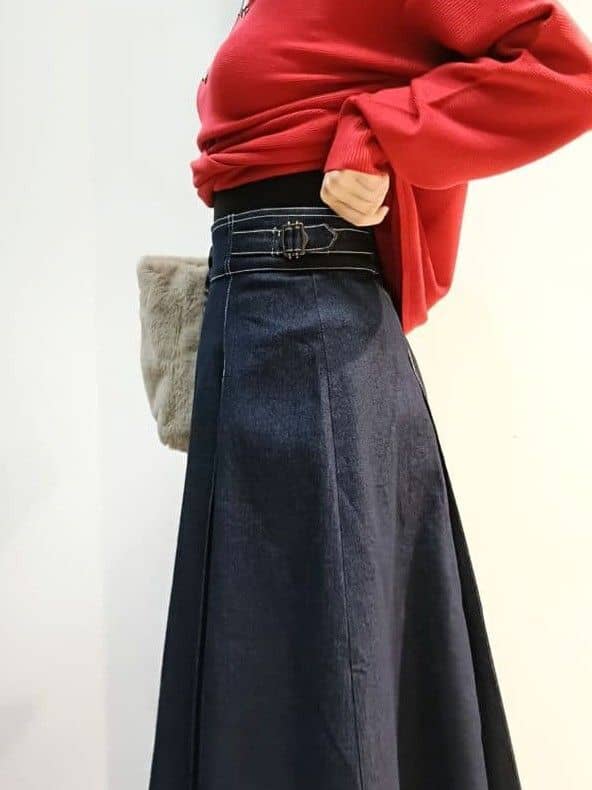 あんさんの「THE SHOP TK｜【S-XLサイズ/選べる7色】どこから見ても美しい ガーターニット/毛玉になりにくい/洗濯機OK」を使ったコーディネート