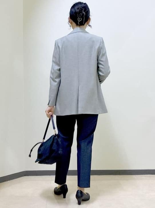  beni_gingerさんの「Reflect｜【配色ボウタイ付き】八分袖ジョーゼットブラウス」を使ったコーディネート