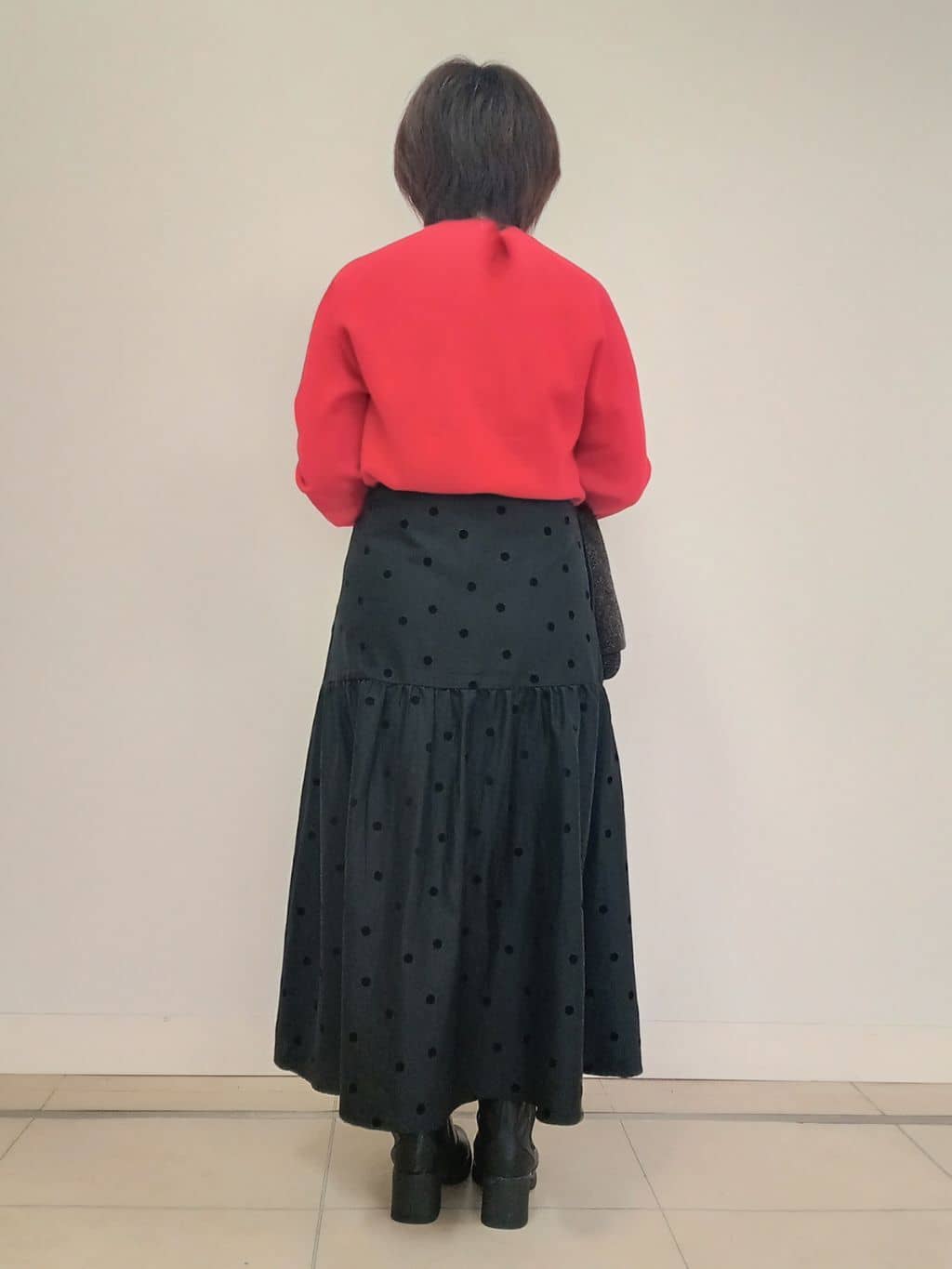 emiさんの「DRESSTERIOR｜【洗える/7色展開】ウォッシャブルコットンカシミヤニット」を使ったコーディネート