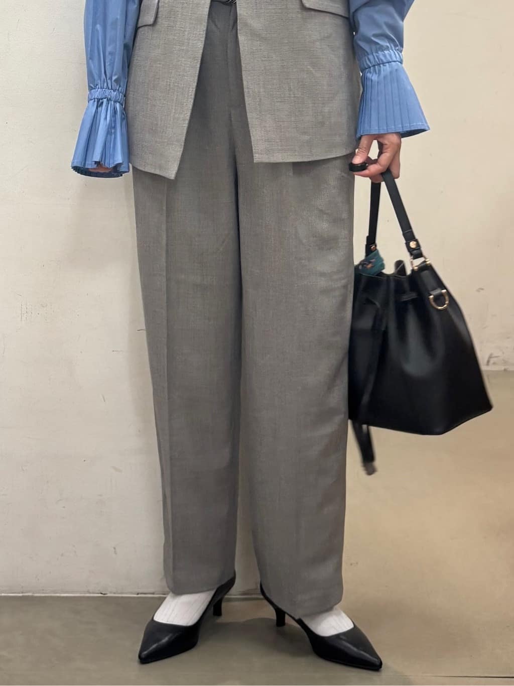 しばさんの「THE SHOP TK｜ノーカラージレ【セットアップ可/洗濯機OK】/CAVIANシリーズ」を使ったコーディネート