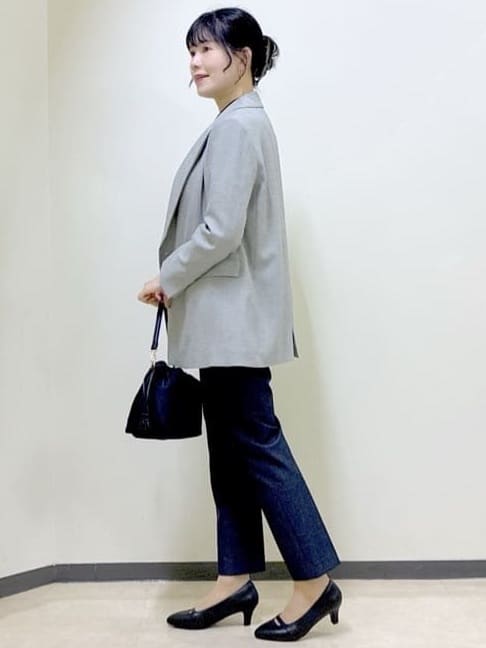  beni_gingerさんの「Reflect｜【配色ボウタイ付き】八分袖ジョーゼットブラウス」を使ったコーディネート