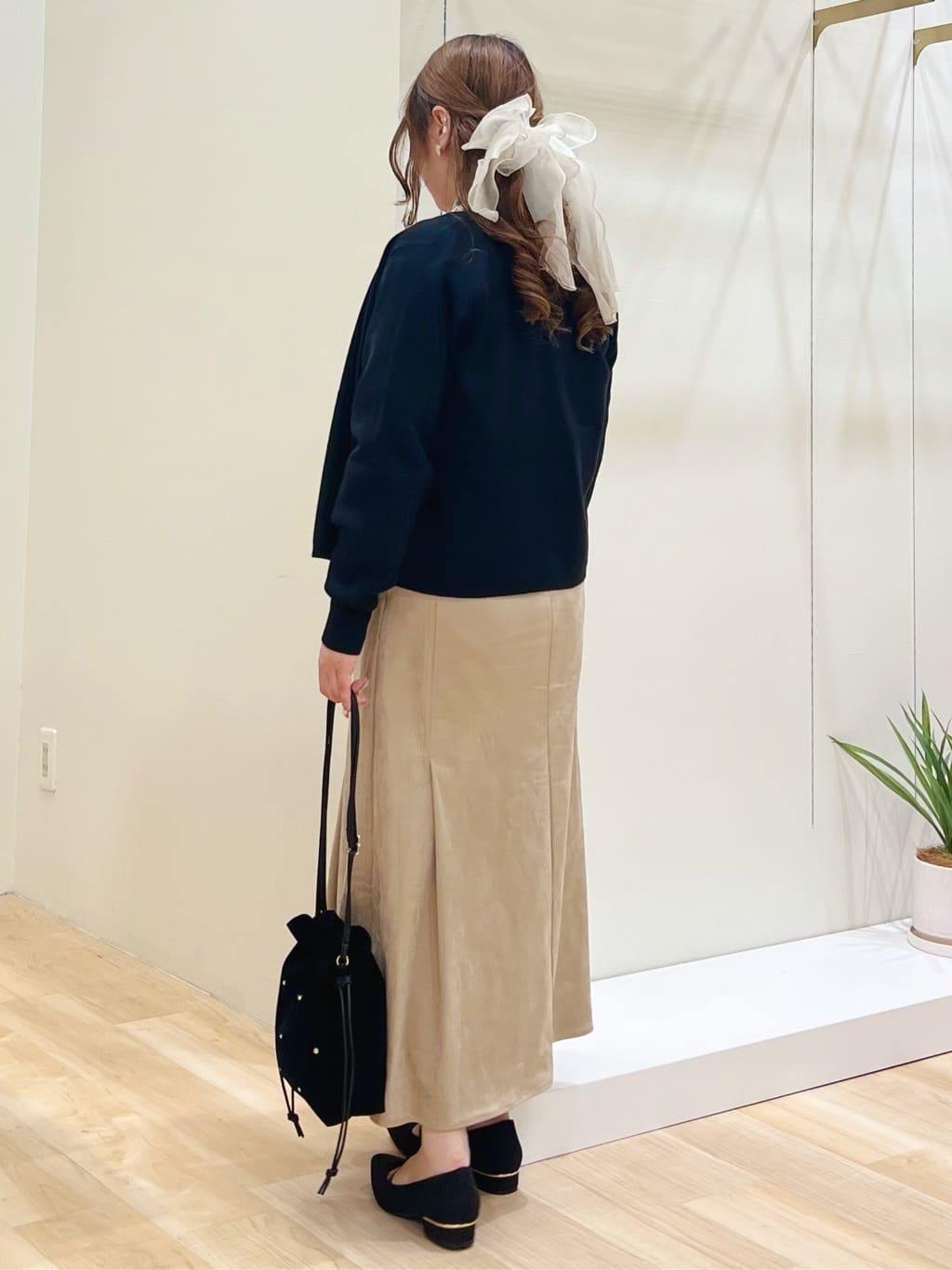 みことさんの「grove｜【毛玉軽減／洗える】編地切替カーディガン」を使ったコーディネート