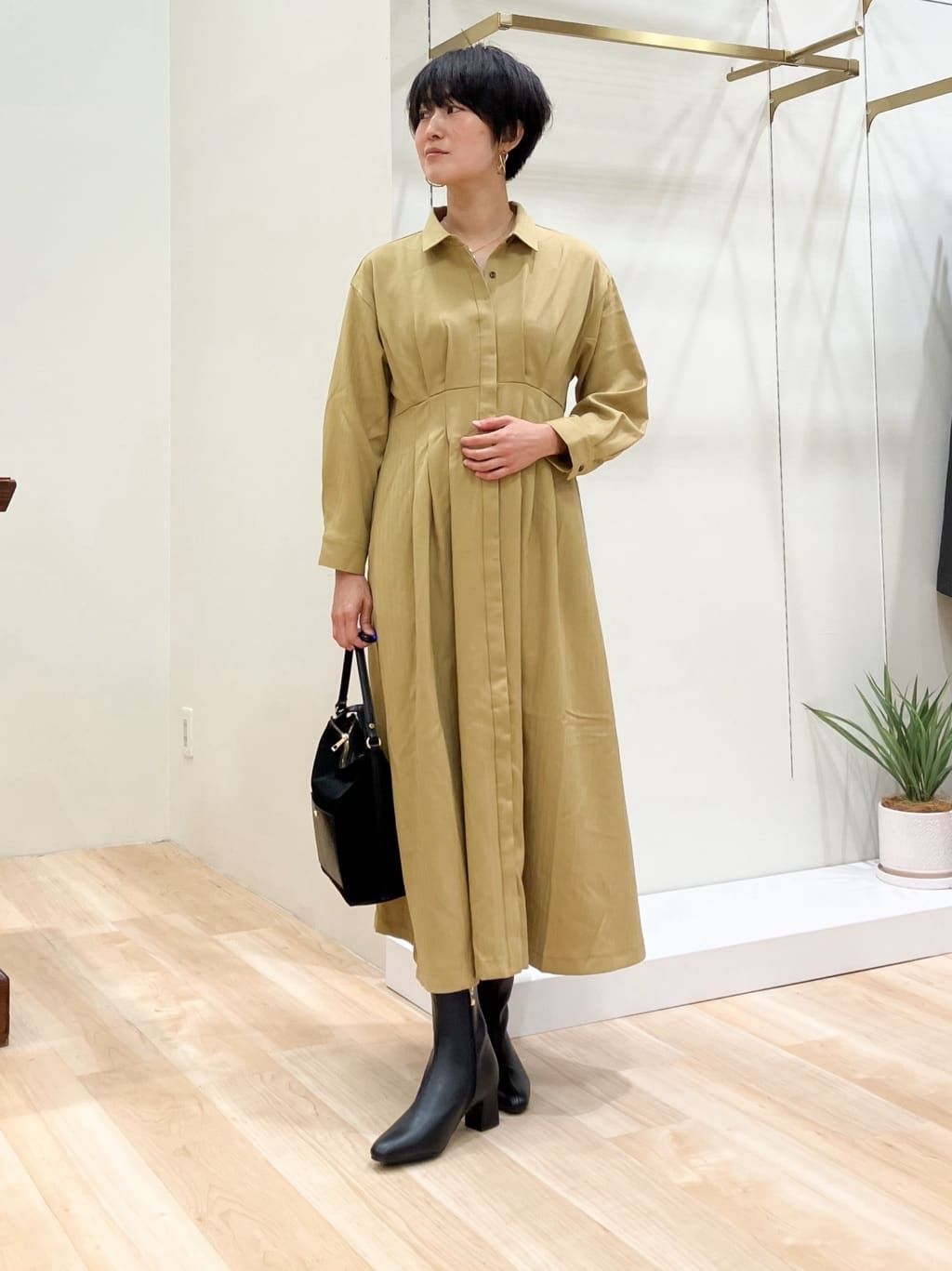 Keiさんの「grove｜品よくまとう、大人のシャツワンピース」を使ったコーディネート