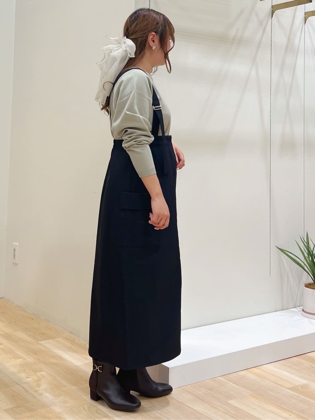 みことさんの「grove｜【洗える/毛玉軽減】天竺ラグランスリーブプルオーバー」を使ったコーディネート