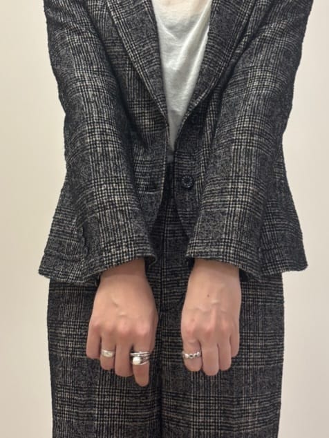Harukaさんの「DRESSTERIOR｜◆ループグレンチェックジャケット」を使ったコーディネート