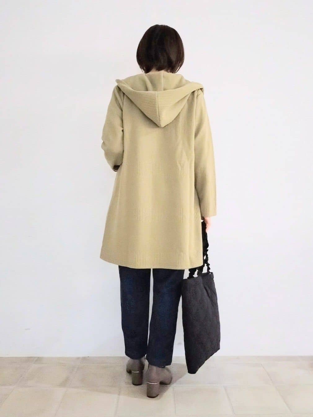 miomioさんの「SHOO･LA･RUE｜【高レビュー/体型カバー】しながらスマートに魅せる ラインジャカードコーディガン」を使ったコーディネート