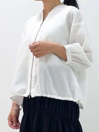 yasuokaさんの「Dessin｜【洗える】メッシュシアージャケット」を使ったコーディネート