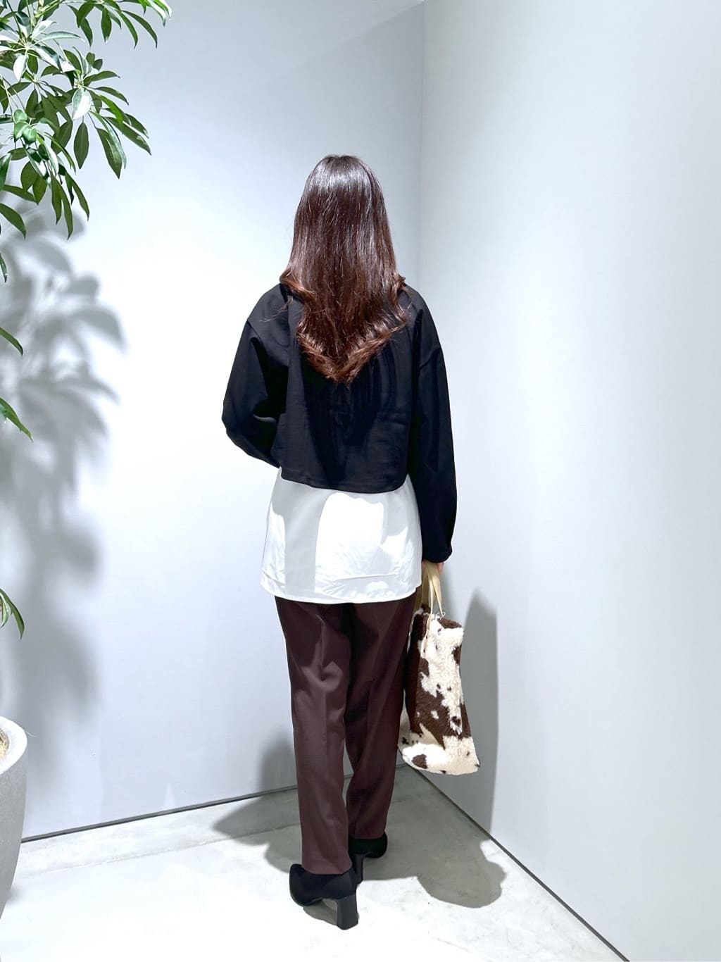 Renoさんの「INDIVI｜レイヤードダンボールスウェット」を使ったコーディネート