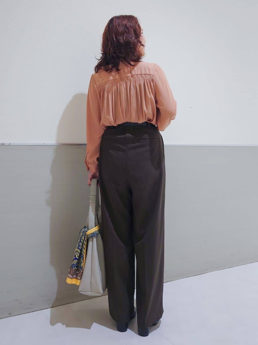 maruさんの「THE SHOP TK｜ノーカラージレ【セットアップ可/洗濯機OK】」を使ったコーディネート