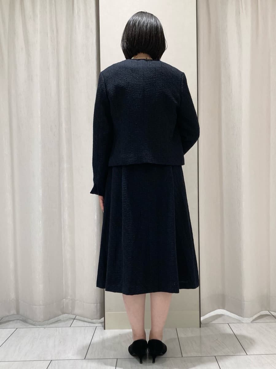 わたなべさんの「UNTITLED｜【セットアップ可能/きれいめ】ツイードワンピース」を使ったコーディネート
