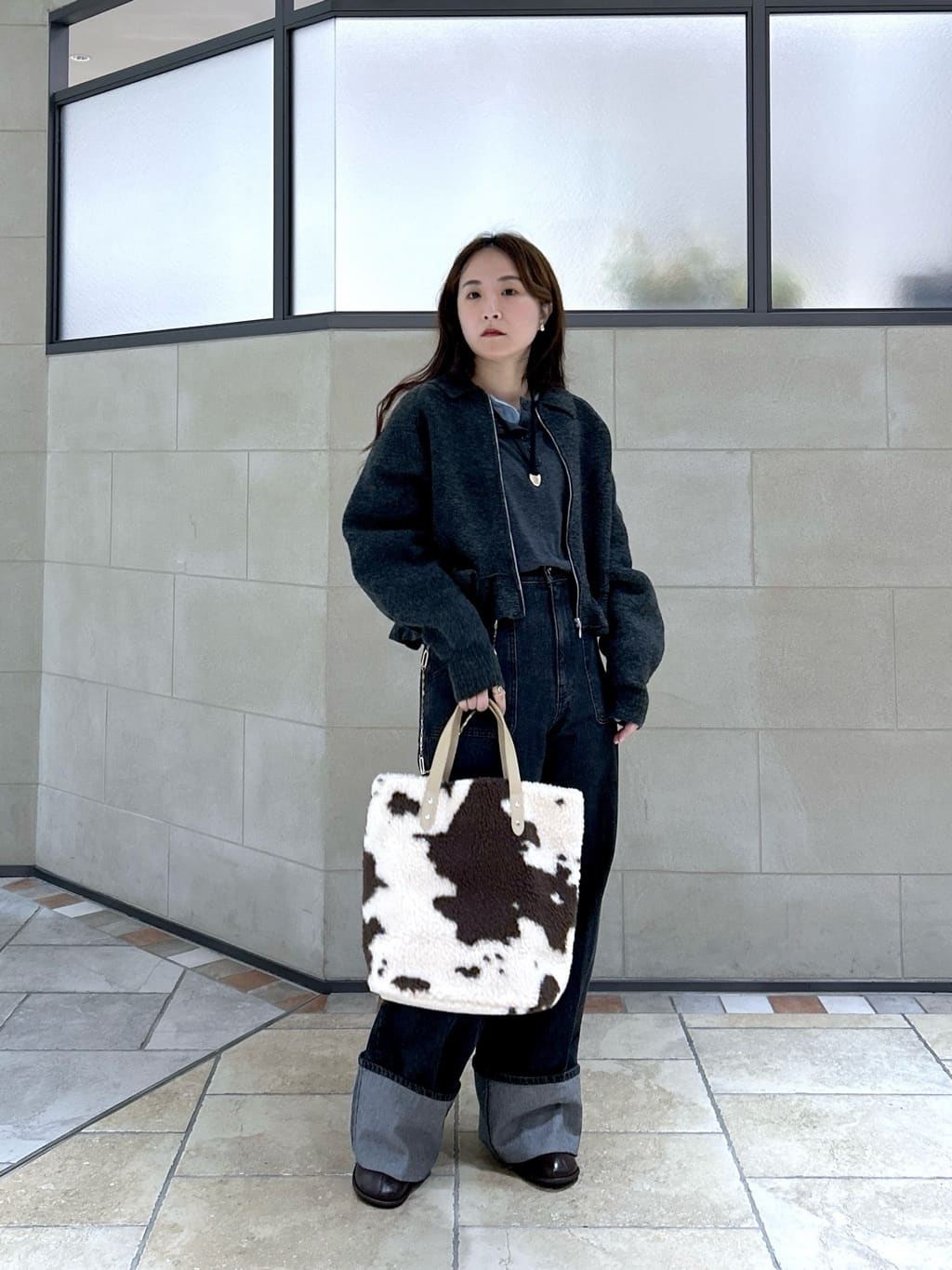 よねさんの「INDIVI｜ロールアップデニム」を使ったコーディネート