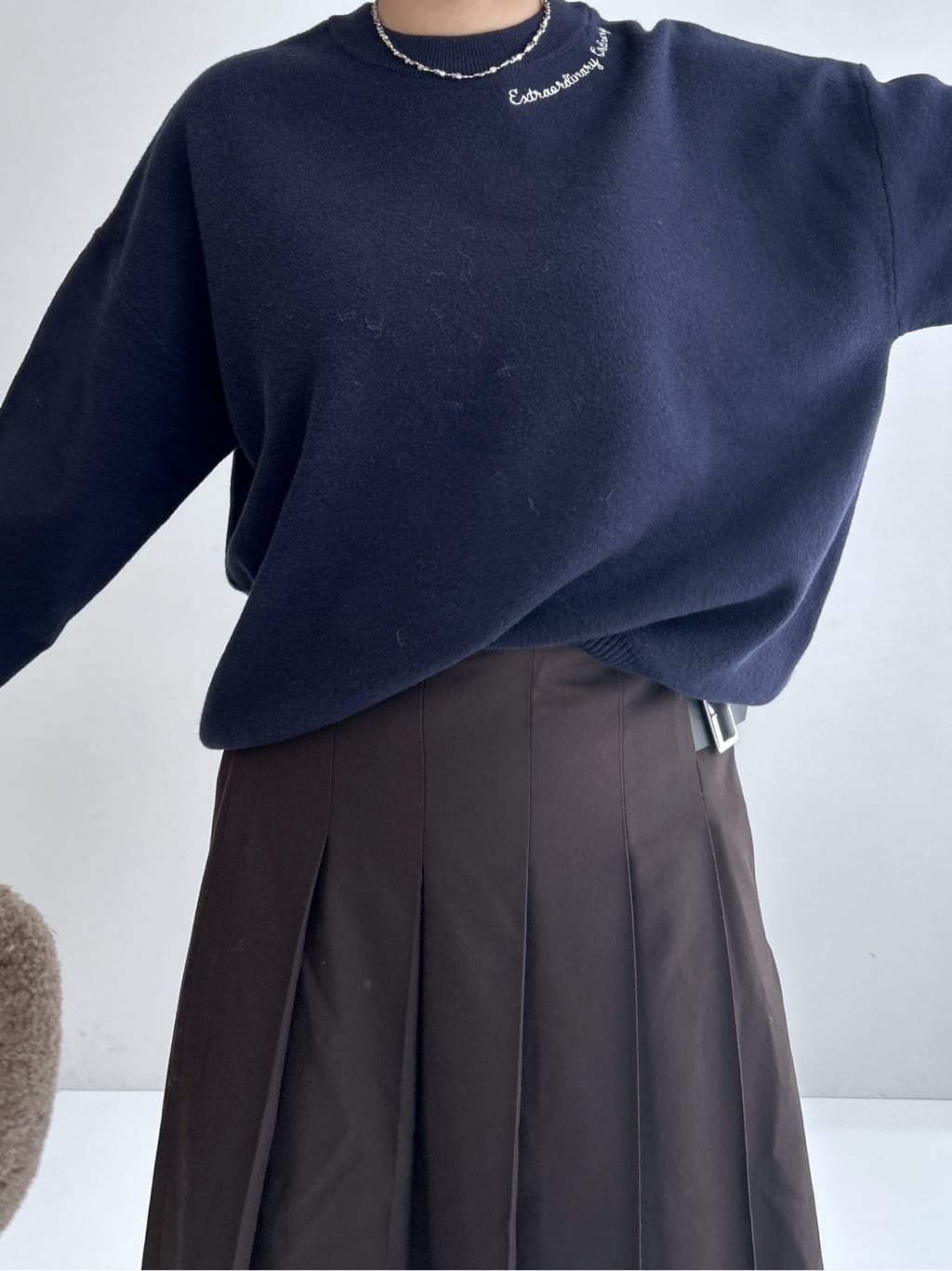 Hirokaさんの「Dessin｜【洗える】ワイドプリーツスカート」を使ったコーディネート