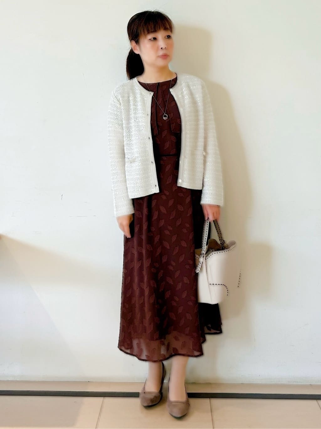 ひーさんの「Reflect｜【ライトアウター／ゆったりシルエット／気軽な羽織に◎】ドライタッチカーディガン」を使ったコーディネート