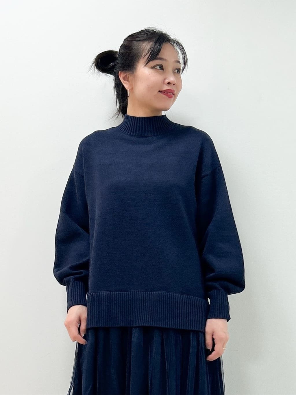 Kaiさんの「Dessin｜【洗える】ニットチュールドッキングワンピース」を使ったコーディネート