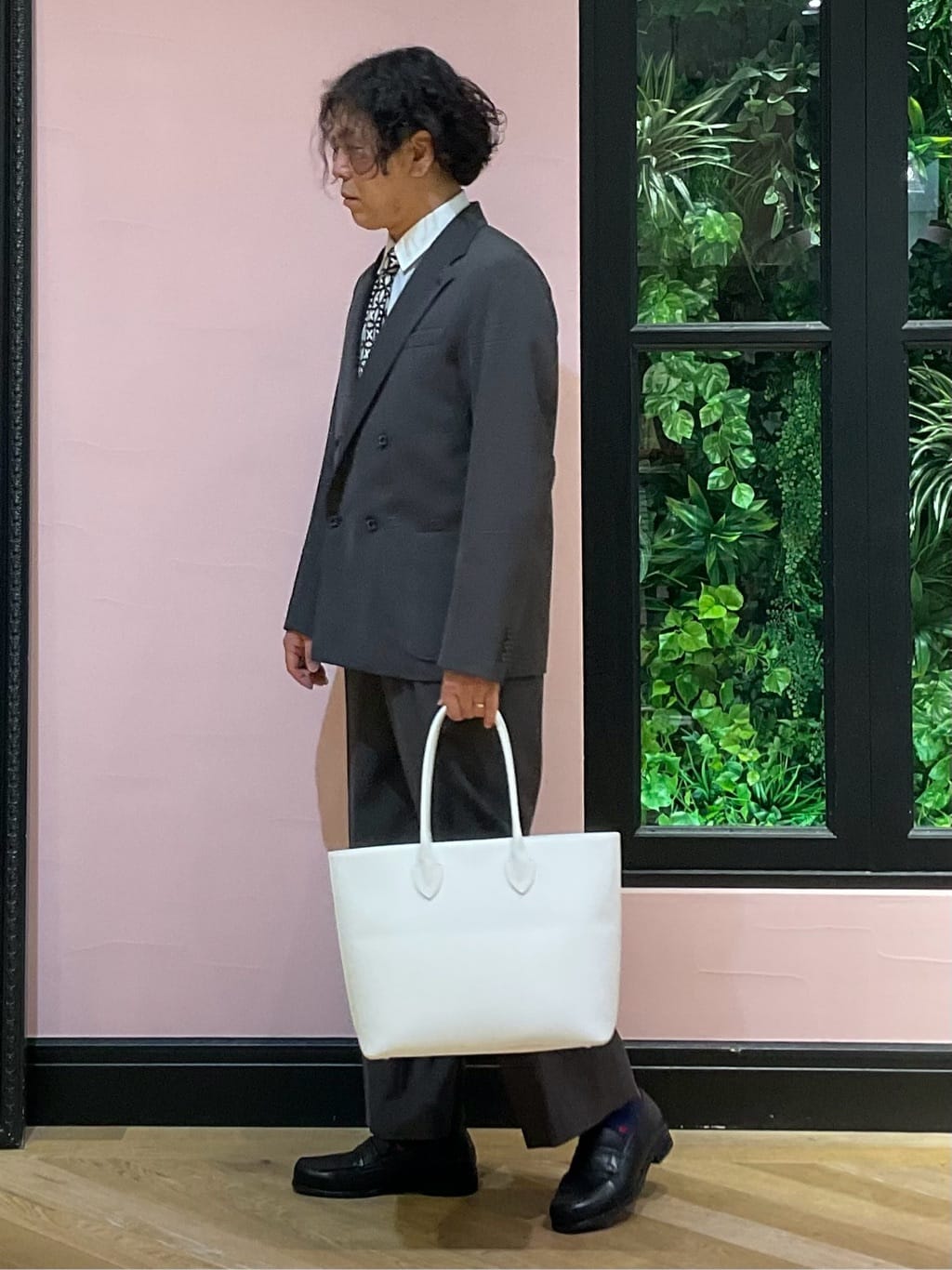 Nagaseさんの「DRESSTERIOR｜◆【セットアップ可】クリアーカルゼ コンフォータブル ダブルジャケット」を使ったコーディネート