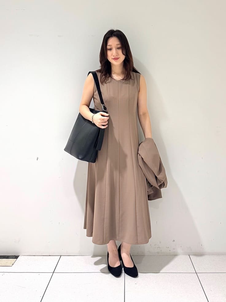 そんさんの「INDIVI｜【軽く羽織れる！】ダブルジャケット」を使ったコーディネート