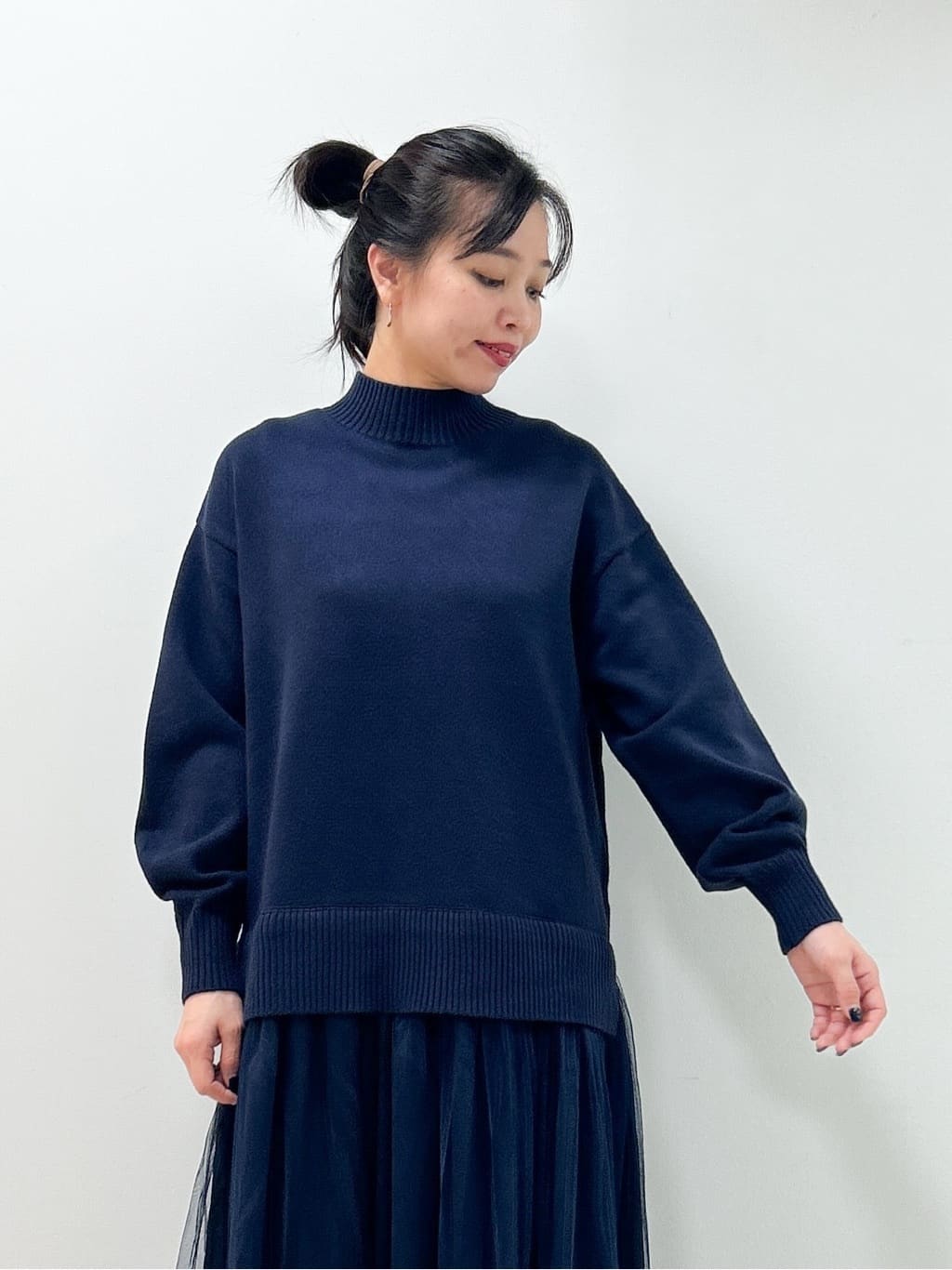 Kaiさんの「Dessin｜【洗える】ニットチュールドッキングワンピース」を使ったコーディネート