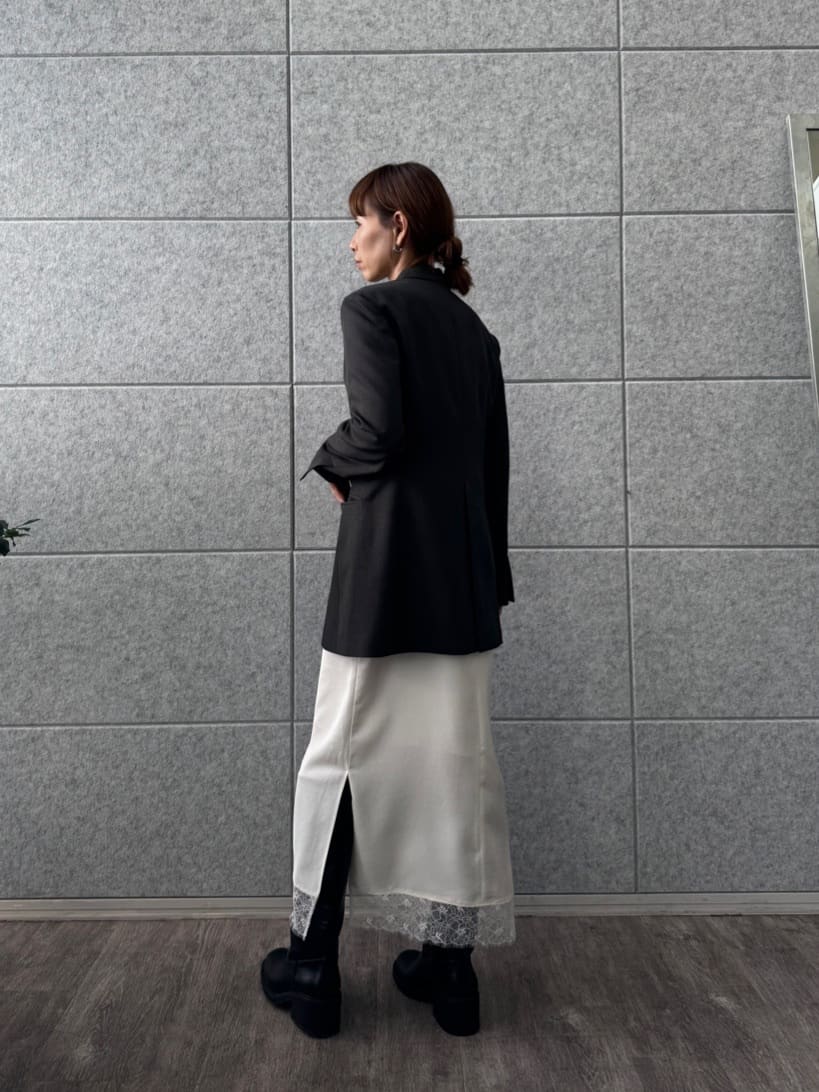 designer yukaさんの「CODE A｜vintage like lace dress」を使ったコーディネート