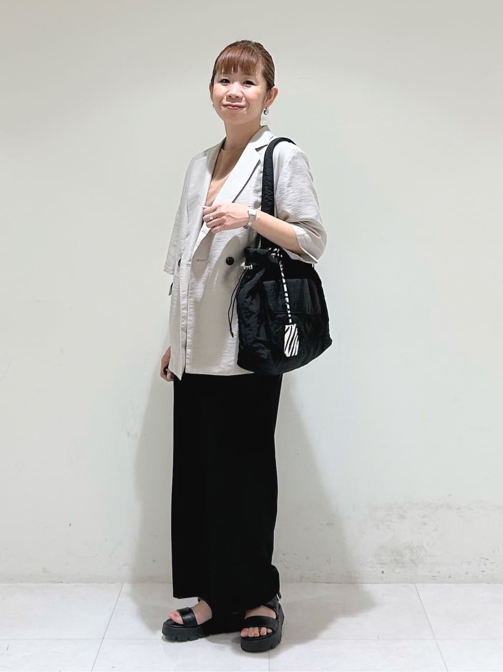 tsuyuさんの「INDIVI｜ライトダブルジャケット」を使ったコーディネート