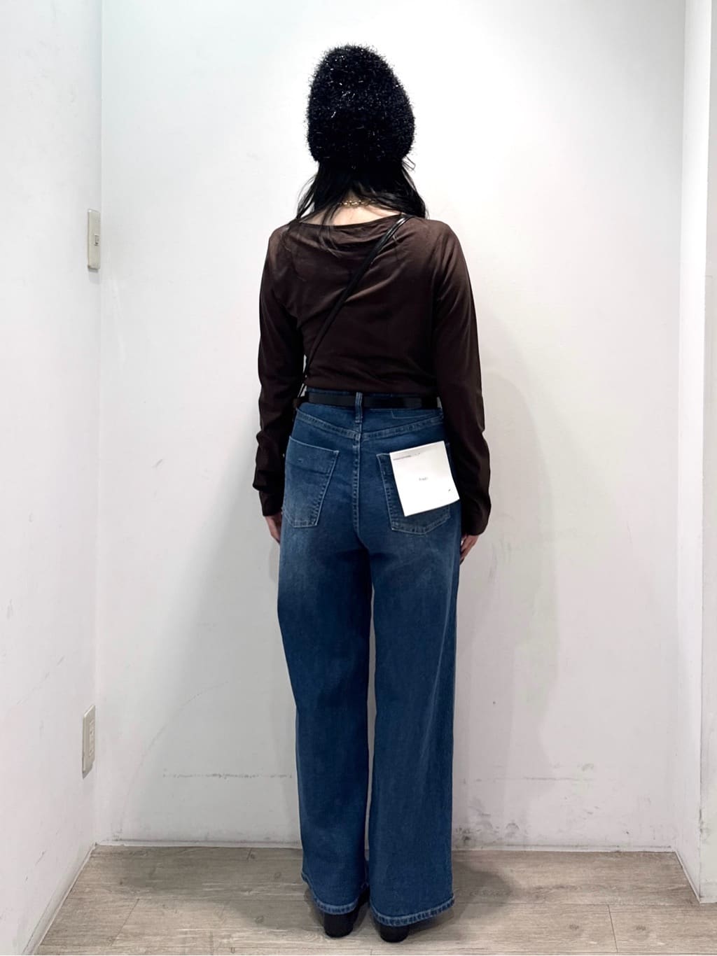 yuicciさんの「OPAQUE.CLIP｜ストレッチバギーデニム【洗濯機洗い可】《SS～LL》」を使ったコーディネート
