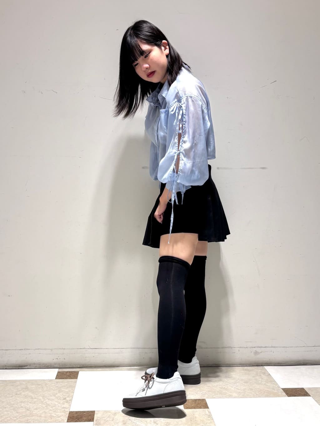 夜桜さんの「ESPERANZA｜ミックスシューレーススニーカー」を使ったコーディネート