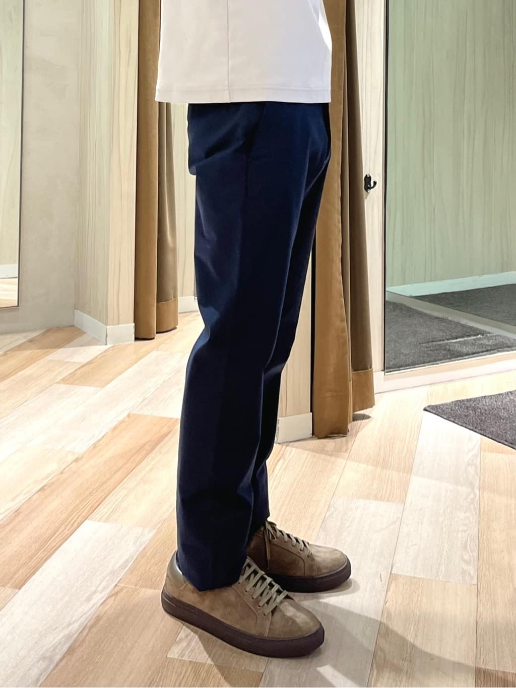 URAさんの「TAKEO KIKUCHI｜ストレッチ テーラードＴシャツ」を使ったコーディネート