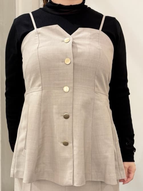 なるみんさんの「grove｜【カセット服】主役級キャミビスチェ」を使ったコーディネート