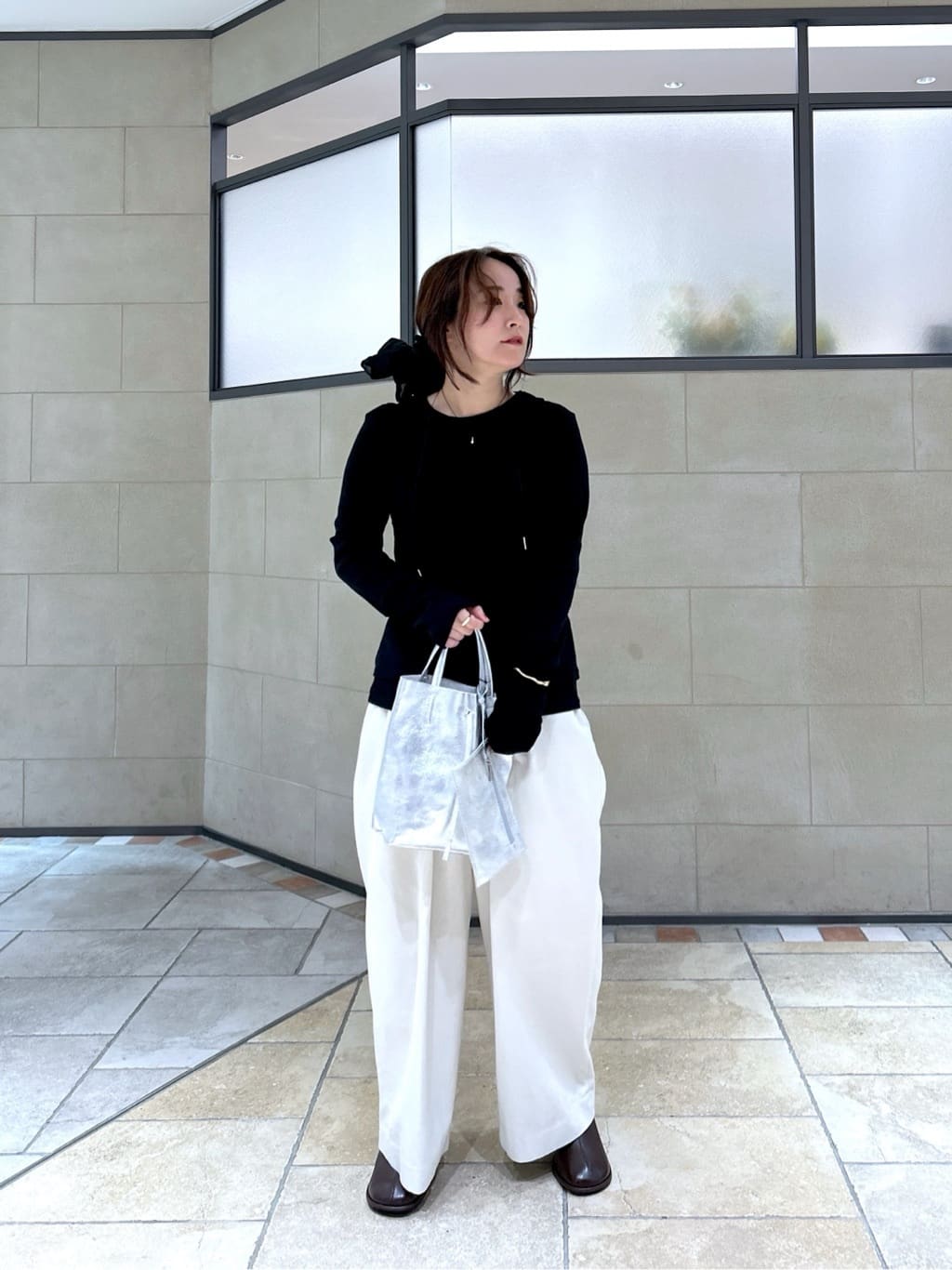 よねさんの「INDIVI｜タンクレイヤーフライスカットソー」を使ったコーディネート