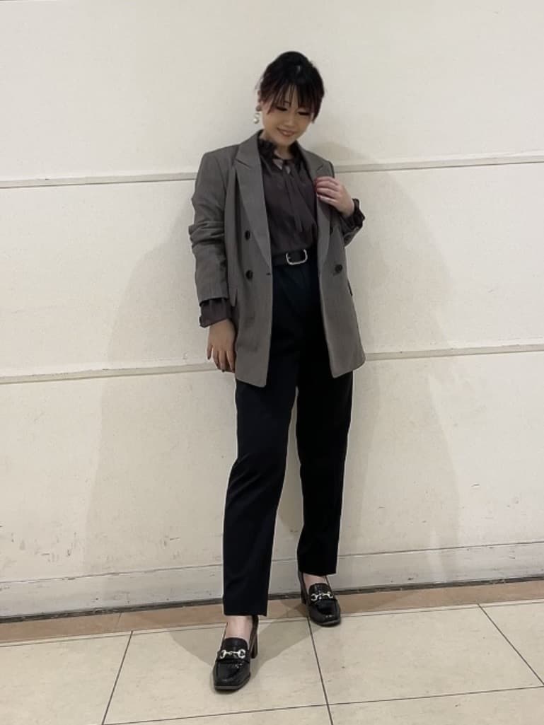 watanabeさんの「UNTITLED｜【セットアップ可】ウールライク ダブルブレストジャケット」を使ったコーディネート