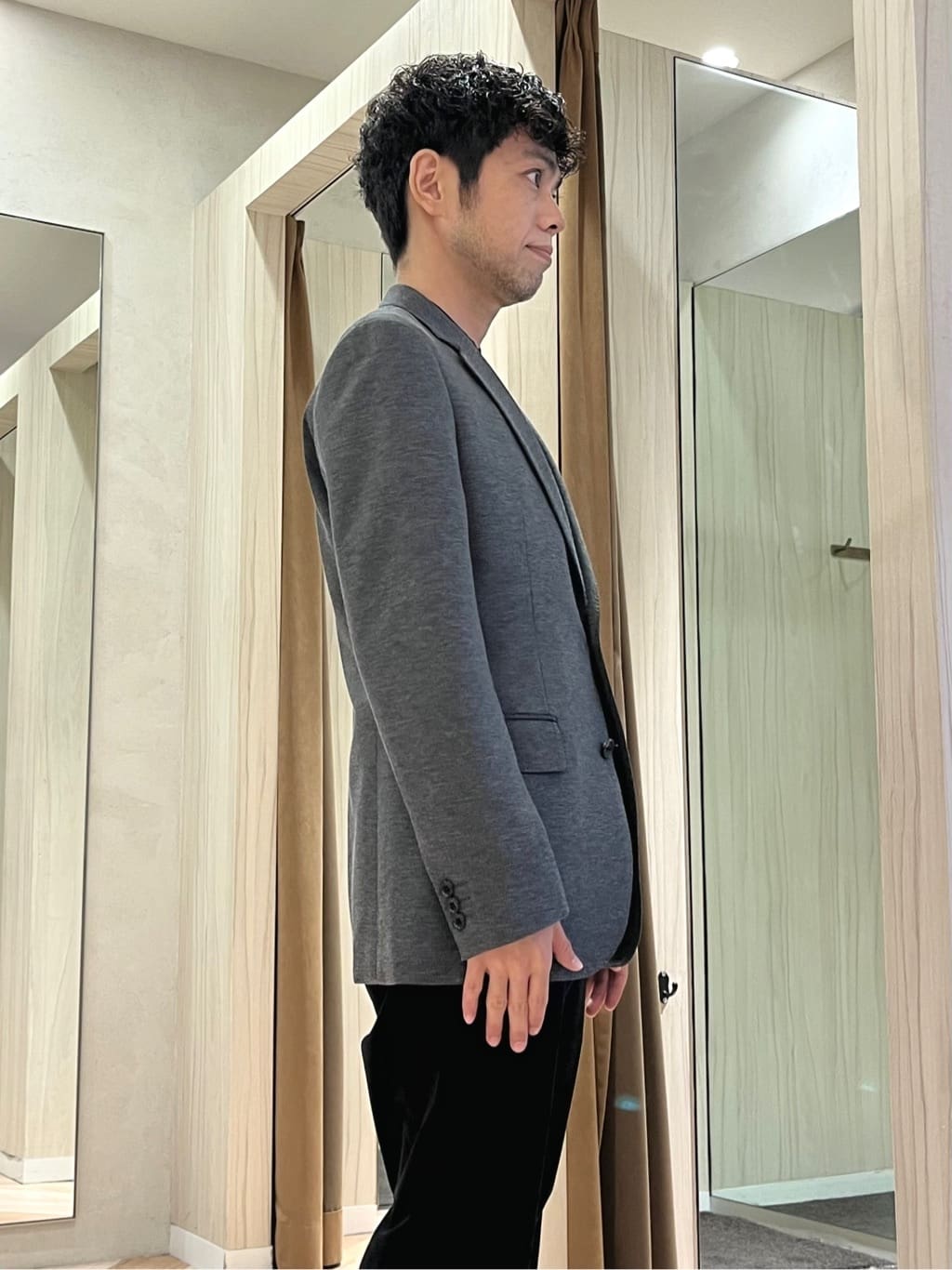 URAさんの「TAKEO KIKUCHI｜ハイゲージ モックネック ニット プルオーバー」を使ったコーディネート
