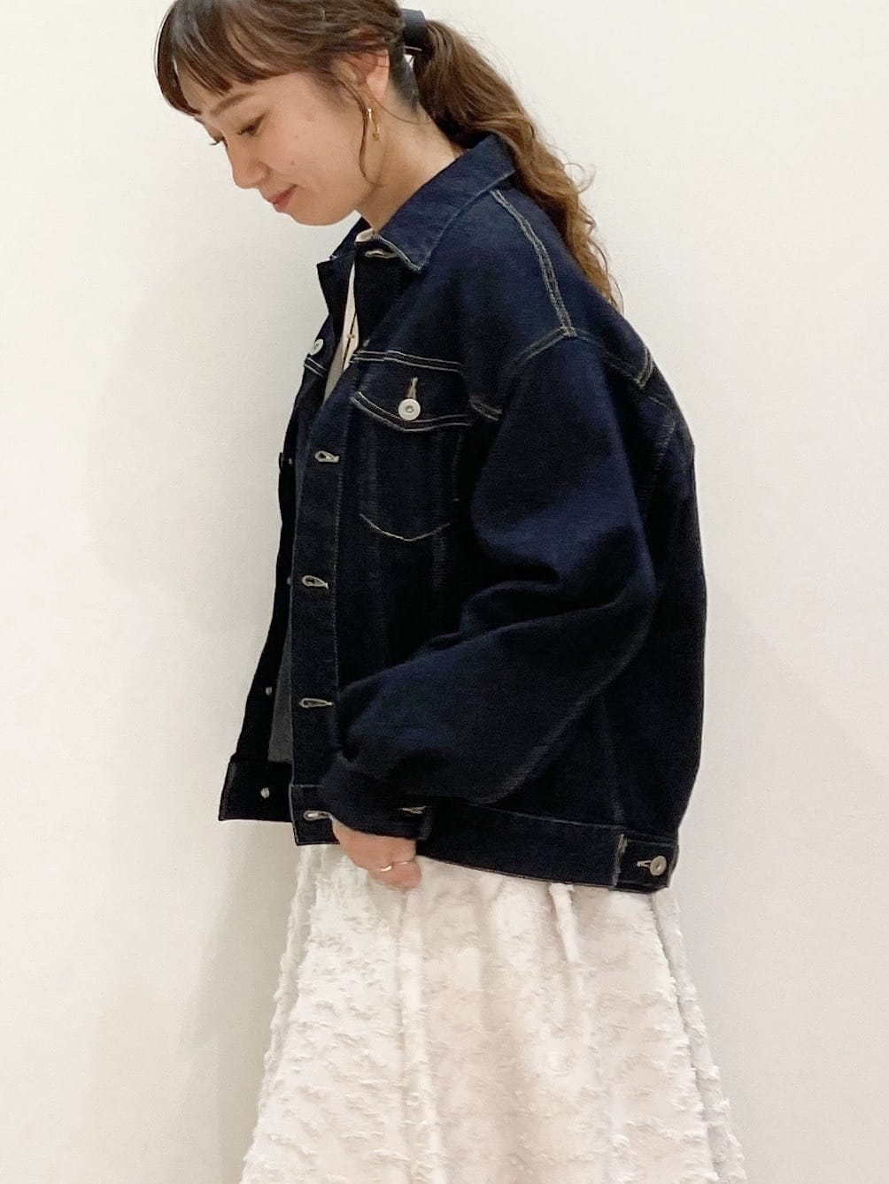 risayanさんの「OPAQUE.CLIP｜フロッキーチュールトップス【洗濯機OK】」を使ったコーディネート